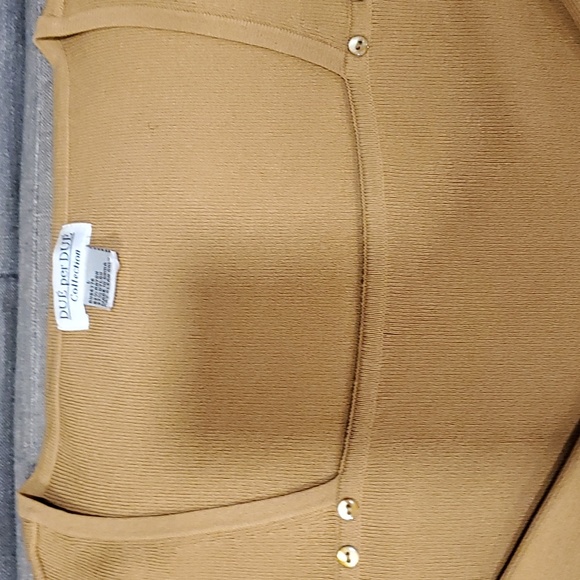 Due per Due collection mustard yellow sweater size L - Picture 12 of 13